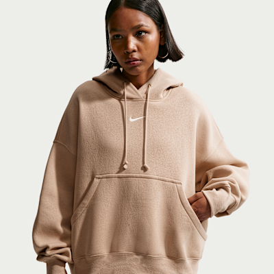 オハイオ州立大学×ナイキ　フリーススウェット　us:M jp:L Nike Sportswear Phoenix Fleece Ekstra Bol Kesimli Kadın Kapüşonlu